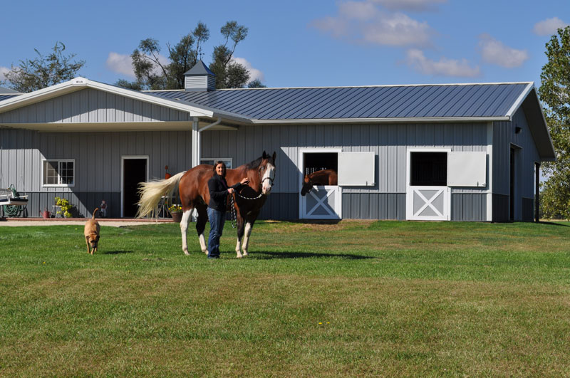 Equestrian Buildings, Horse Barns and Riding Arenas